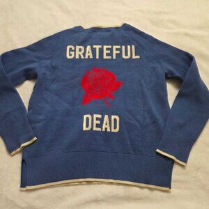 S Anthropologie x Letluv Grateful Dead Rose pullover sweater 2